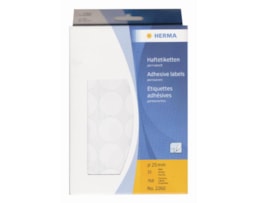 Etiquetas Herma Red.25mm Emb.c/32 fls Ref.2260 Branco