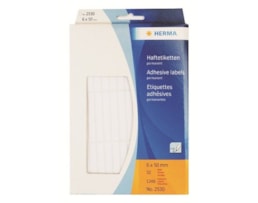 Etiquetas Herma Rect. 6x50mm Emb.c/32 fls Ref.2530 Branco