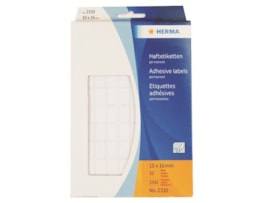 Etiquetas Herma Rect.10x16mm Emb.c/32 fls Ref.2330 Branco