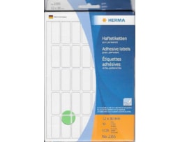 Etiquetas Herma Rect.12x30mm Emb.c/32 fls Ref.2355 Verde Cl.
