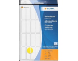 Etiquetas Herma Rect.13x40mm Emb.c/32 fls Ref.2361 Amarelo