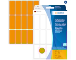 Etiquetas Herma Rect.20x50mm Emb.c/32 fls Ref.2414 Lar.Fluor
