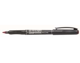 Marcador Centropen p/ Acetato OHP Perm. 2637, M, Encarnado