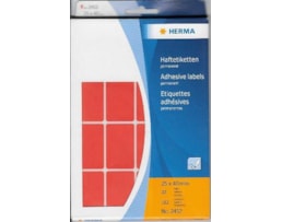 Etiquetas Herma Rect.25x40mm Emb.c/32 fls Ref.2452 Encarnado
