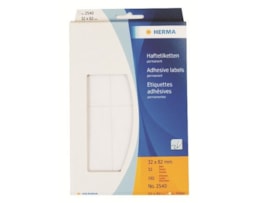 Etiquetas Herma Rect.32x82mm Emb.c/32 fls Ref.2540 Branco