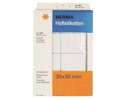 Etiquetas Herma Rect.39x50mm Emb.c/32 fls Ref.2560 Branco