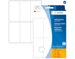 Etiquetas Herma Rect.40x75mm Emb.c/32 fls Ref.2590 Branco