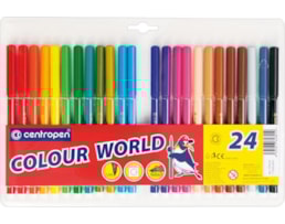 Marcador Centropen Color World, ref. 7550/24, 24 cores