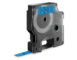 Fita Dymo Pocket 9mmx7m Ref.40916 Preto/Azul