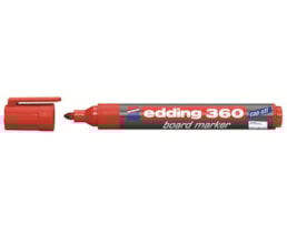 Marcador Edding 360 p/ Quadro Branco Encarnado