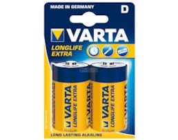 Pilhas Alcalinas Varta 4120 - LR20, Bl. 2
