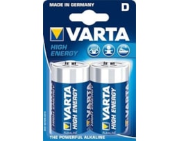 Pilhas Alcalinas Varta High Energy, Ref.4920 LR20 Bl. c/2