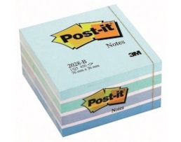 Blocos Post It 3M 76x76mm Cubo 2028-B Azul