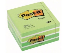 Blocos Post It 3M 76x76mm Cubo 2028-G Green