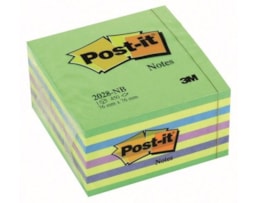 Blocos Post It 3M 76x76mm Cubo 2028-NB Verde Neon
