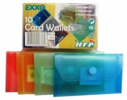 Envelope Plástico c/ Velcro Passe  Ref.906 Azul