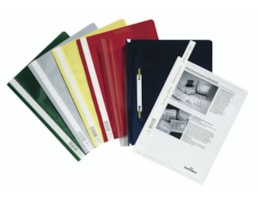 Classificador Durable 2573 PP C/transp. c/ ferrag.  Branco