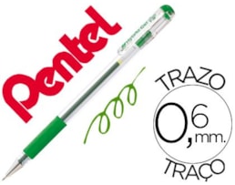 Esferografica Pentel Hybrid Gel Grip K116 Verde