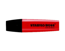 Marcador Fluorescente Stabilo Boss Ref.70 Vermelho