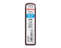 Minas Rotring 0,7mm Tubo c/ 12 minas, HB