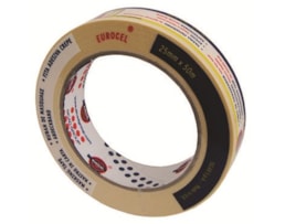 Fita cola Eurocel krepp lisa, refª 652 25mmX50m