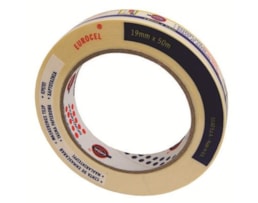 Fita cola Eurocel krepp lisa, refª 653 19mmX50m