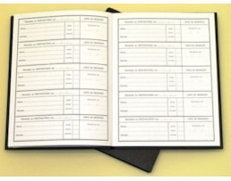 Livros Protocolo Entrega Corresp., A5, 100Fls. Capa dura