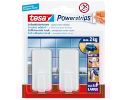 Autoc. Tesa Powerstrips 58010 2 Ganchos Classicos+4 Tiras