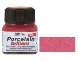 Tinta Hobby Line, Porcelana, metalizada, 20ml, 40-Rosa