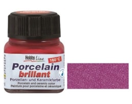 Tinta Hobby Line, Porcelana, metalizada, 20ml, 43-Azul