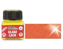 Tinta HOBBY LINE Porcelana+vidro,160°C,20ml,Glitter Encarn.