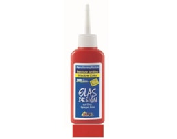 Tinta HOBBY LINE vidro (janelas) 80 ml Encarnado