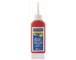 Tinta HOBBY LINE vidro (janelas) 80 ml Ruby