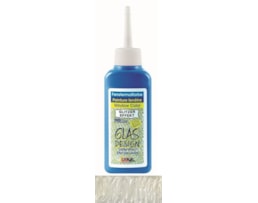 Tinta HOBBY LINE vidro (janelas) 80 ml Branco Iridescente