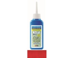 Tinta HOBBY LINE vidro (janelas) 80 ml Encarnado Escuro