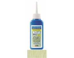 Tinta HOBBY LINE vidro80ml,Contorno,brilho no escuro,Amarelo