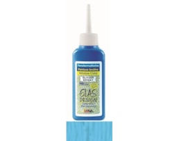 Tinta HOBBY LINE vidro 80 ml, Glitter, Azul Pastel