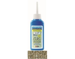 Tinta HOBBY LINE vidro 80 ml, Contorno, Glitter Ouro