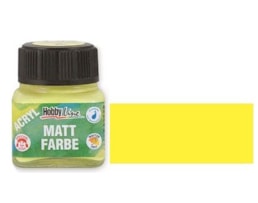 Acrílico Hobby Line Matt, 20ml, 03- Amarelo