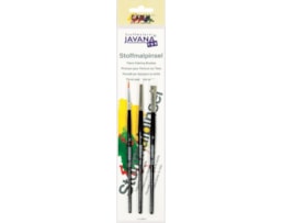 Pinceis Javana, p/ Stencil, Set c/ 3, Sortidos