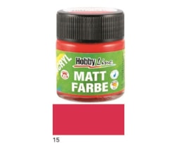 Acrílico Hobby Line Matt, 50ml, 15- Vermelho Carmin
