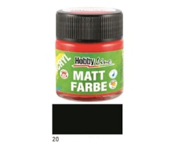 Acrílico Hobby Line Matt, 50ml, 20- Preto