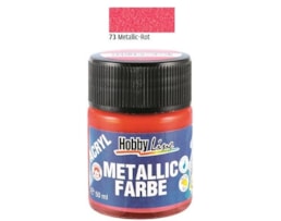 Acrílico Hobby Line Matálico, 50ml, 73- Vermelho