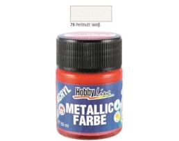 Acrílico Hobby Line Matálico, 50ml, 79- Branco Pérola