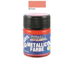 Acrílico Hobby Line Matálico, 50ml, 80- Cobre