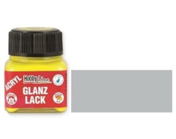 Acrílico Hobby Line , Esmalte, Brilho, 20ml, 16- Prata