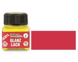 Acrílico Hobby Line,Esmalte,Brilho,20ml,19-Vermelho Escuro