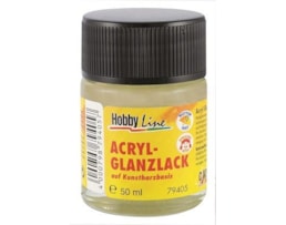 Verniz Hobby Line, Gloss, sintético, base resina, 50ml