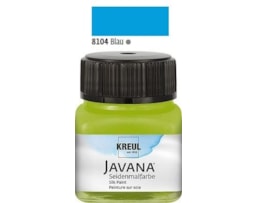 Tinta Javana p/seda, Frs. c/50 ml. Azul