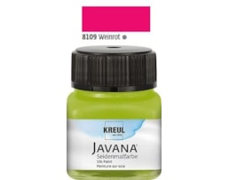 Tinta Javana p/seda, Frs. c/50 ml. Vinho